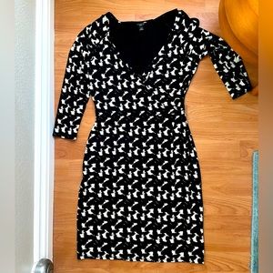 Ann Taylor faux wrap dress